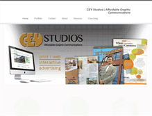 Tablet Screenshot of ceystudios.com